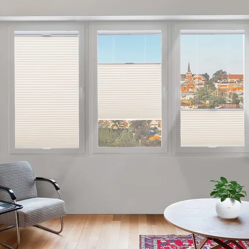 Miniatura 21 de Tonature Persianas Celulares de Tamaño Personalizado para Ventanas Cortinas Blackout sin Cordón Persianas Enrollables Protección UV Aislamiento