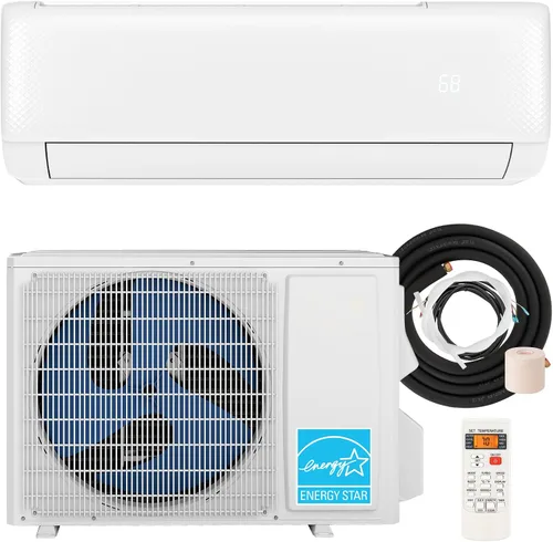 Miniatura 10 de SIMOE 9000 BTU Mini Split Air Conditioner and Heat Pump, 115V 20.5 SEER2 WiFi Enabled Mini Split AC/Heating System, Cools Up to 450 Sq.Ft, Ductless
