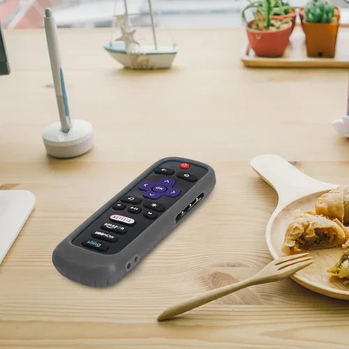 Miniatura 4 de Funda para mando a distancia Roku, cubierta de batería para TCL Smart TV Steaming Stick, funda protectora de silicona para control remoto universal