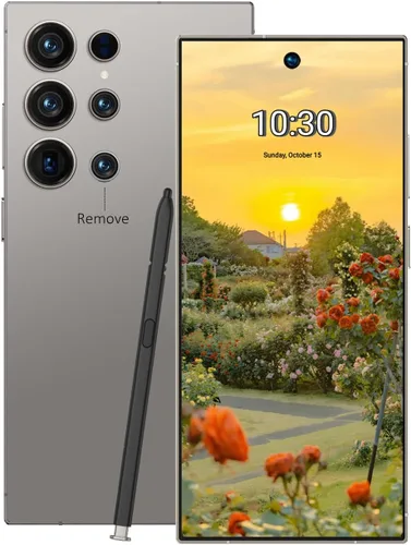 Teléfonos celulares desbloqueados I25 Ultra 5G, bolígrafo integrado, 256 GB+8 GB teléfono desbloqueado, pantalla grande FHD+ de 6.99 pulgadas con