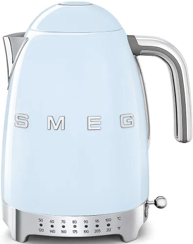 Miniatura 4 de SMEG Hervidor eléctrico de temperatura variable 1.7L (7 tazas), hervidor de té y café de acero inoxidable, hervir rápido, temperatura ajustable