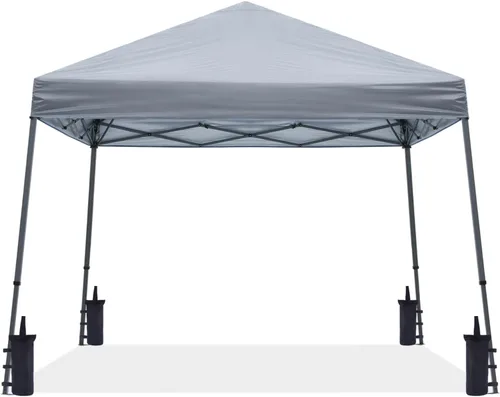 Miniatura 9 de ABCCANOPY - Toldo autodesplegable y estable para exteriores, base de 10 x 10 pies, parte superior de 8 x 8 pies, color azul cielo