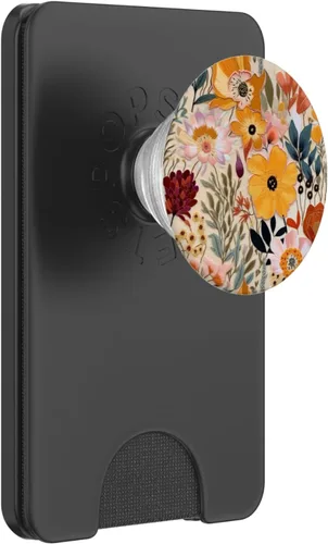 Miniatura 7 de Patrón floral colorido lindo del jardín de la flor para las mujeres PopSockets intercambiable PopGrip