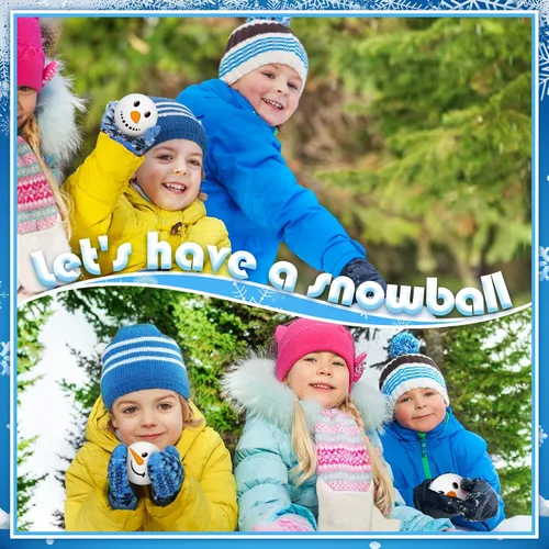 Miniatura 5 de Cindeer Pelotas Antiestrés de Navidad Juguetes de Navidad Muñecos de Nieve Pelota Antiestrés Pelota de PU para Apretar Regalo Antiestrés Rellenos