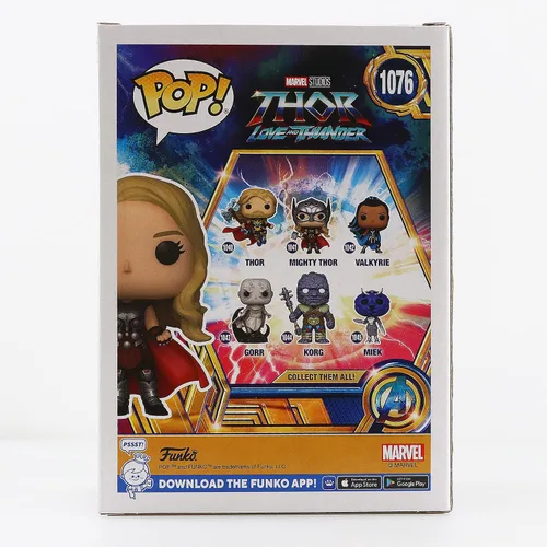 Miniatura 2 de Funko Thor: Love & Thunder POP! Marvel Mighty Thor Figura de vinilo exclusiva #1076 [Sin casco]