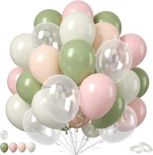Miniatura 19 de FEYG - Juego de arco de globos, 50 globos de color azul, amarillo y blanco. Globos de látex para cumpleaños, bodas, baby shower, compromiso, Azul
