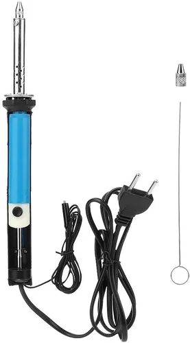 Eujgoov Herramienta de soldadura desoldadora de 30 W, uso de hierro de soldadura eléctrica, pluma de succión de estaño para varias soldaduras