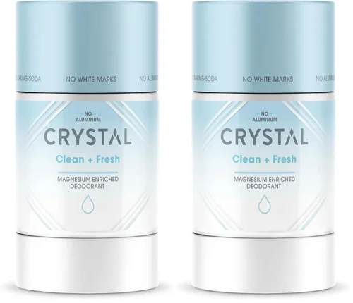 Miniatura 12 de Crystal Deodorant - Desodorante natural de magnesio en barra sólida, carbón y árbol de té, 2.5 onzas (paquete de 2)
