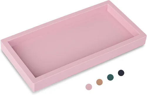 Miniatura 25 de Bandeja de baño, pequeña bandeja de tocador de silicona, jabonera, soporte para esponja, organizador de fregadero de cocina, accesorios de baño