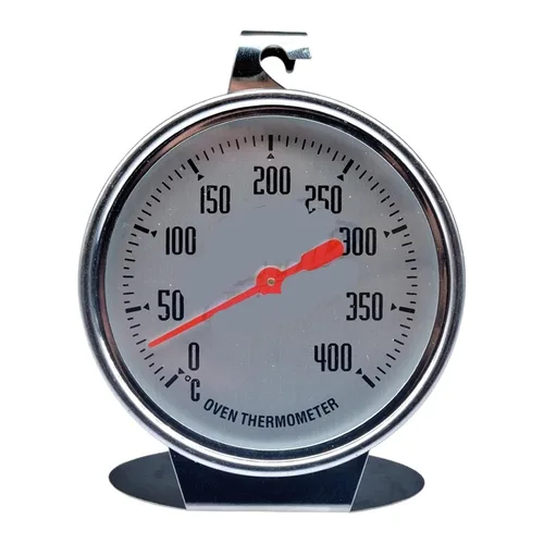 Miniatura 2 de 10pcs 0-400 Celsius Stainless Steel Oven Thermometer Mini Dial Stand Up Temperature Gauge Gage Food Meat Kitchen Tools Oven Cooker(Gold)