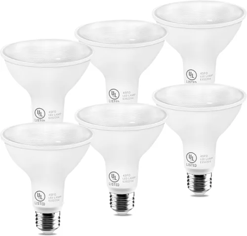 Miniatura 10 de Bombilla LED Par20 de 7 W (equivalente a 50 W), con certificación UL, 2700 K, luz blanca ultra cálida regulable, 500 lúmenes, base E26, iluminación