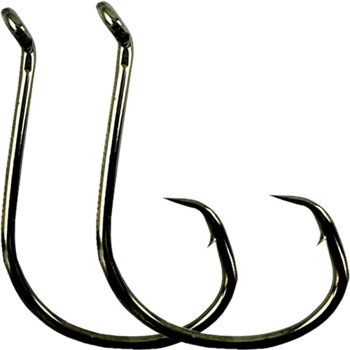 Miniatura 8 de Ganchos circulares para pesca de gato, 50/100 unidades, ganchos circulares de pesca de pulpo, agua salada, agua dulce para bagre lubina Redfish 1/0