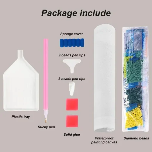 Miniatura 4 de Kits de pintura de diamantes 5D por número para adultos, arte de libros y flores, arte de diamantes, pintura de diamantes, taladro redondo completo