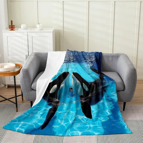 Miniatura 40 de Erosebridal Hammerhead Shark Flannel Blanket 40x50 Marine Life Fuzzy Plush Throw for Sofa Couch Hammerhead Shark Lover Gifts Ocean Sealife Fleece