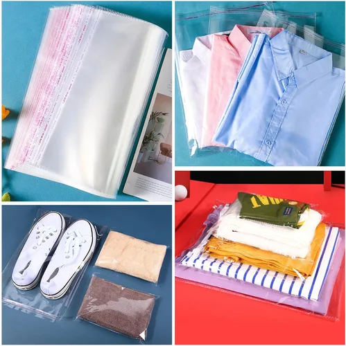 Miniatura 6 de Bolsas de celofán resellables grandes, 12.0 x 16.0 in, bolsas de plástico transparente autosellables, bolsas de plástico selladas, a granel