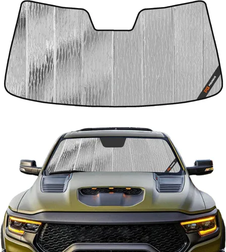 Miniatura 15 de Pigenius Parasol de Parabrisas para Dodge Ram 1500 2002-2008 Protección Solar para Ventana Delantera - Salvaguarda