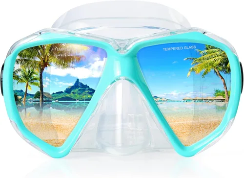 Miniatura 18 de Máscara de buceo panorámica HD para natación, gafas de buceo antivaho, máscara de buceo de vidrio templado, gafas de natación para adultos y jóvenes