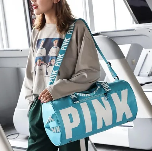 Miniatura 2 de Bolsa de gimnasio deportivo de gran capacidad con bolsillo húmedo y compartimento de almacenamiento para zapatos para hombres y mujeres, ligera