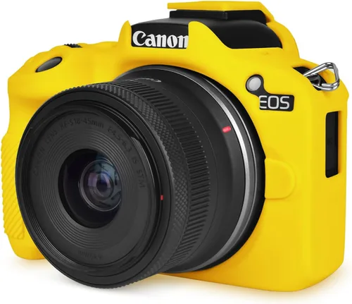 Miniatura 15 de Rieibi EOSR50 EOS R50 Funda protectora de silicona suave para cámara Canon EOS R50 EOSR50 Vlogging, ligera EOS R50 Funda para cámara de cámara Grip