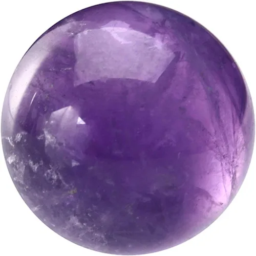 10 cuentas de amatista natural, piedras preciosas de amatista medio perforadas de 0.315 pulgadas para anillos, collares, aretes, fabricación de