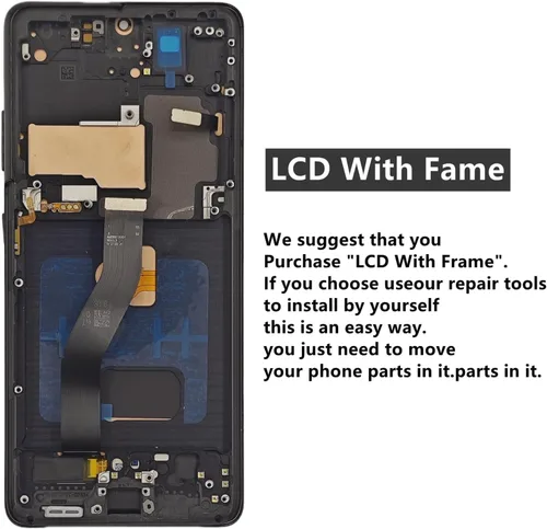 Miniatura 2 de AMOLED para Samsung Galaxy S21 Ultra 5G Reemplazo de pantalla con marco para Samsung S21 Ultra Kit de reemplazo de pantalla SM-G998u G998a G998w LCD