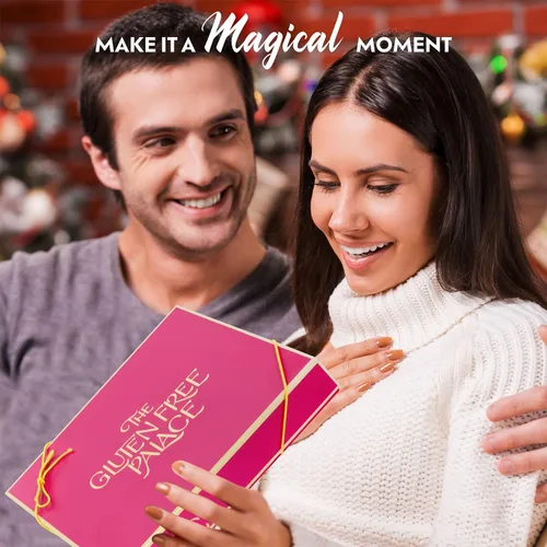 Miniatura 8 de Cesta de regalo de galletas Palace Biscotti sin gluten, surtido de galletas de chocolate sin gluten, cesta gourmet de galletas de biscotti, sin