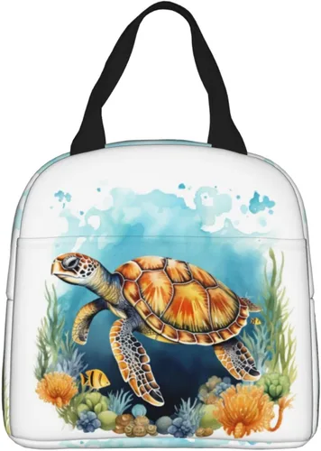 Miniatura 26 de Lonchera con diseño a cuadros azules aislada, bolsa térmica para almuerzo para adultos, niños, niñas, mujeres, oficina, trabajo, escuela, picnic