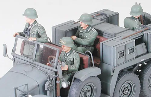 Miniatura 5 de Tamiya Modelos Krupp Protze Camión de remolque con kit de modelo Pak de 1.457 in