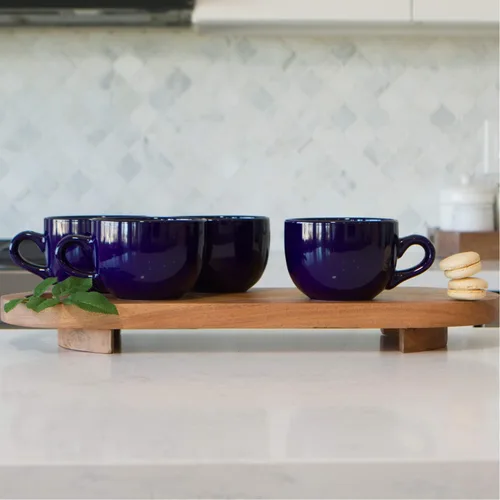 Miniatura 2 de Serami Taza de café de cerámica de gran tamaño con asa, taza de café grande de 22 onzas, perfecta para café con leche, capuchino, sopa, cereales