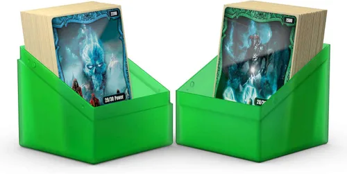 Miniatura 4 de Ultimate Guard Boulder 100+ Classic, estuche para mazo para 100 tarjetas TCG de doble manga, esmeralda, almacenamiento seguro y duradero