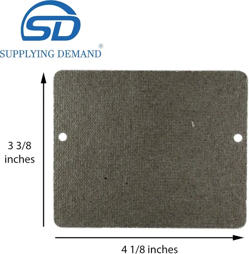 Miniatura 2 de Supplying Demand WB34X21271 3026729 Reemplazo de la cubierta de mica de la guía de ondas de microondas 3-3/8 x 4-1/8 pulgadas