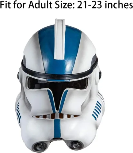 Miniatura 2 de Máscara de casco de soldado clon fase 2, accesorios de disfraz para Halloween, látex