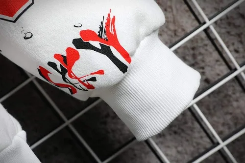 Miniatura 8 de GURUNVANI Sudadera con capucha con estampado de graffiti para hombre, chándal de moda, casual, hip-hop, abrigo divertido