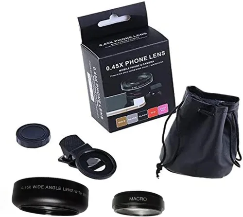 Miniatura 6 de Fisheye Lens - Kit de lente de cámara de teléfono para iPhone 14 13 12 11 X XS Xr Se 8 Pro Max Mini Samsung La mayoría de los teléfonos con clip