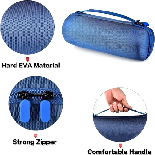 Miniatura 3 de Comecase - Funda rígida de viaje para JBL Charge 4/Charge 5 impermeable Bluetooth altavoz. Bolsa de almacenamiento para cargador y cable USB