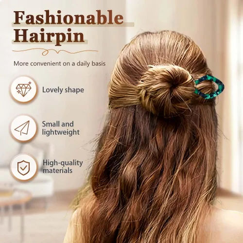 Miniatura 2 de Horquillas francesas para mujer, horquillas para el cabello mayoritario, pinzas elegantes para mujeres para recoger, moños, mecanismo de bloqueo