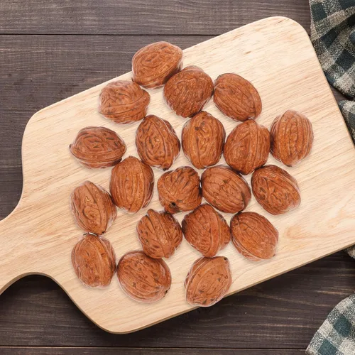 Miniatura 6 de ARTIBETTER 60 piezas de decoración de estatua para decoración de alimentos, cuenco de mesa, relleno de nueces, nuez, casa de muñecas, tuerca