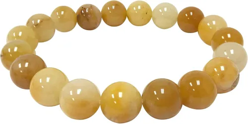 Miniatura 680 de Gem Avenue Handmade Round Bead Stretch Bracelet Unisex Natural Stone Beaded Jewelry for Men & Women, Elastic Wristband for Daily Wear