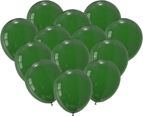 100 globos en varios tamaños de 12 y 10 pulgadas, perfectos para Navidad, día de San Patricio, brochas, graduaciones, decoraciones de fiesta de baby