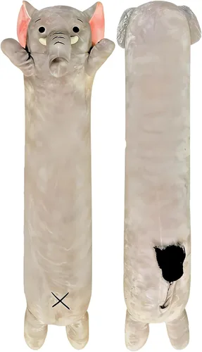 Miniatura 15 de Almohada de cuerpo de cordero de peluche Cuddle Paws para niños Almohada larga de peluche para abrazar Juguete suave para abrazar Regalo
