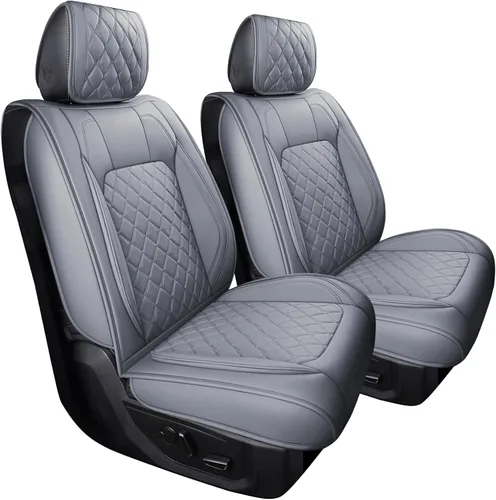 Miniatura 11 de Aierxuan - Fundas para asientos de camionetas Ram 1500/2500/3500 de 2009 a 2021 con cabina regular o Crew Quad; camioneta Heavy Duty, cuero