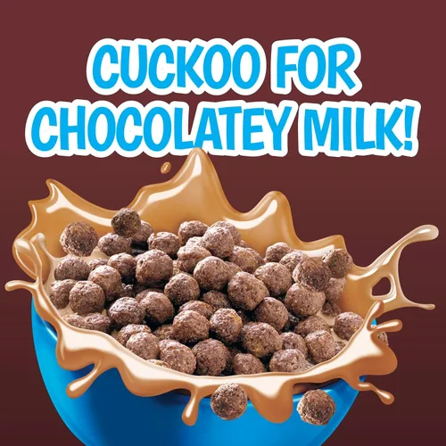 Miniatura 6 de Cocoa Puffs, cereales para el desayuno con sabor a chocolate, hechos con grano integral, bolsa resellable de 32 onzas