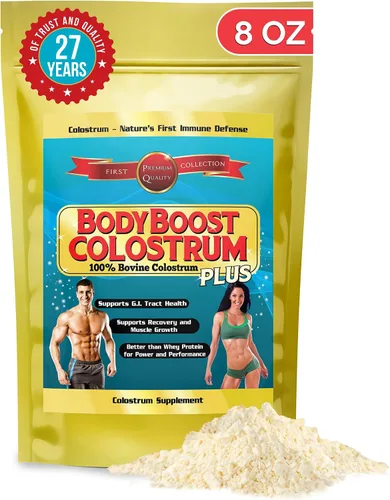 Miniatura 14 de BodyBoost Calostro instantáneo, 100% calostro bovino, suplemento de refuerzo inmunológico con inmunoglobulina y lactoferrina, súper alimento