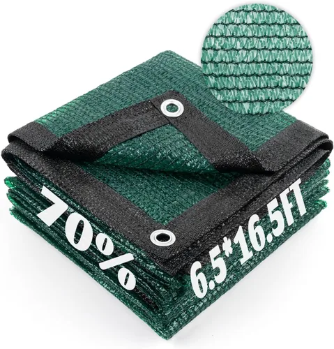 Miniatura 131 de Cool Area Lona de malla con ojales para cubierta de plantas, toldo de patio de 10 x 20 pies, para jardín, pérgola, invernadero, coche, granero, 55%