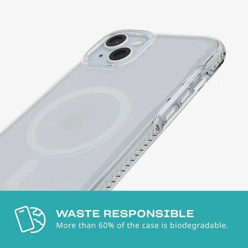 Miniatura 6 de Tech21 Evo Crystal - Funda de protección contra impactos compatible con MagSafe para iPhone 15 Plus, color azul