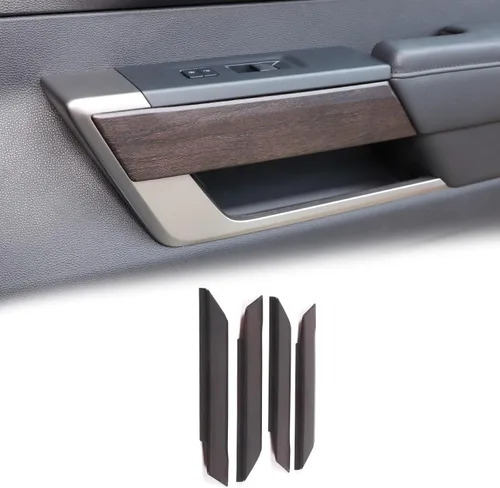 Miniatura 19 de Tira de decoración de panel de puerta interior de automóvil ABS para Toyota Tundra 2022 Protección de la puerta del automóvil, accesorios de moldura