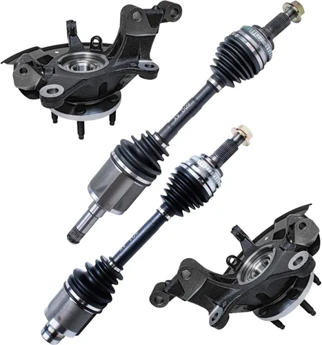 Miniatura 99 de Detroit Axle - Conjunto de manguetas de dirección delanteras de 2 piezas para Hyundai Accent 06-11, 2 manguetas de dirección y conjunto de buje
