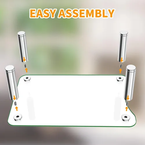 Miniatura 7 de MAYJOY Soporte dispensador de agua, soporte de filtro de agua de vidrio templado transparente para encimera, compatible con jarra de agua Brita
