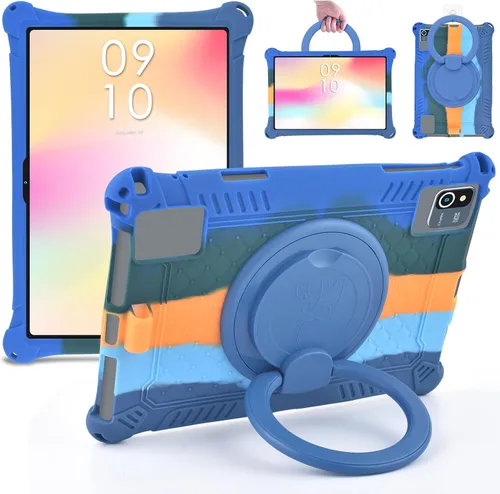 Miniatura 9 de DETUOSI Funda de silicona para Plimpton PlimPad P60 de 10 pulgadas, funda protectora multiángulo para Moderness MB1001 de 10 pulgadas, Hoozo de 10.1