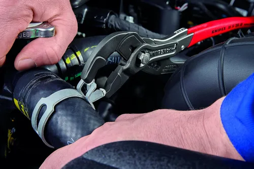 Miniatura 4 de KNIPEX Tools - Alicates para Abrazaderas de Manguera con Resorte con Bloqueo (8551250AFSBA)